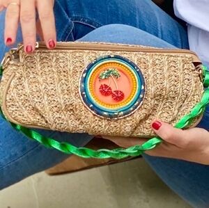 NEW European Design Baguette Cherry Purse Bag Strap Unique Hand Made USA Spring